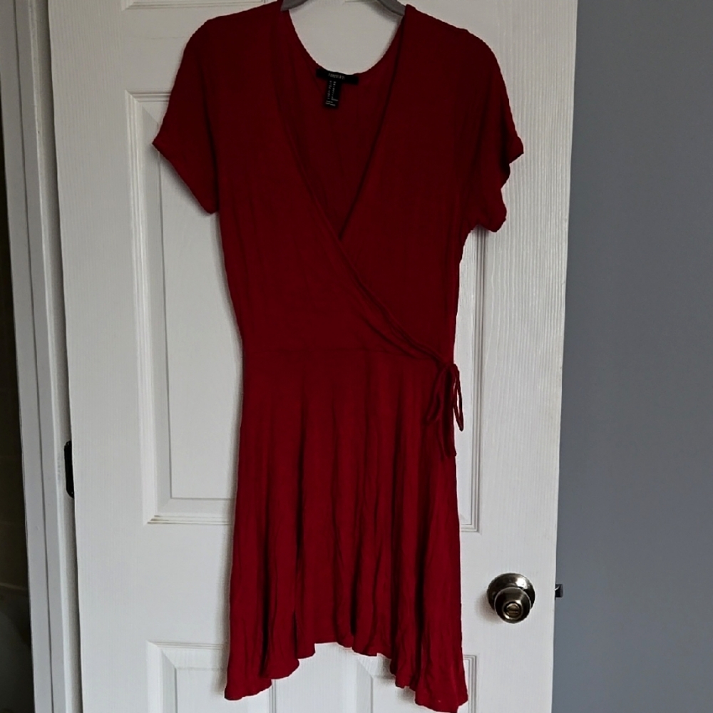 Forever 21 Red Wrap Dress